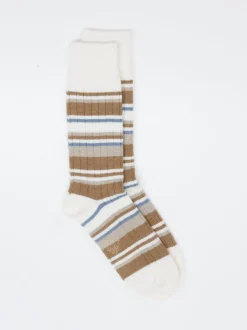 Alto Milano – Freizeitsocken aus Wolle in Ringeloptik