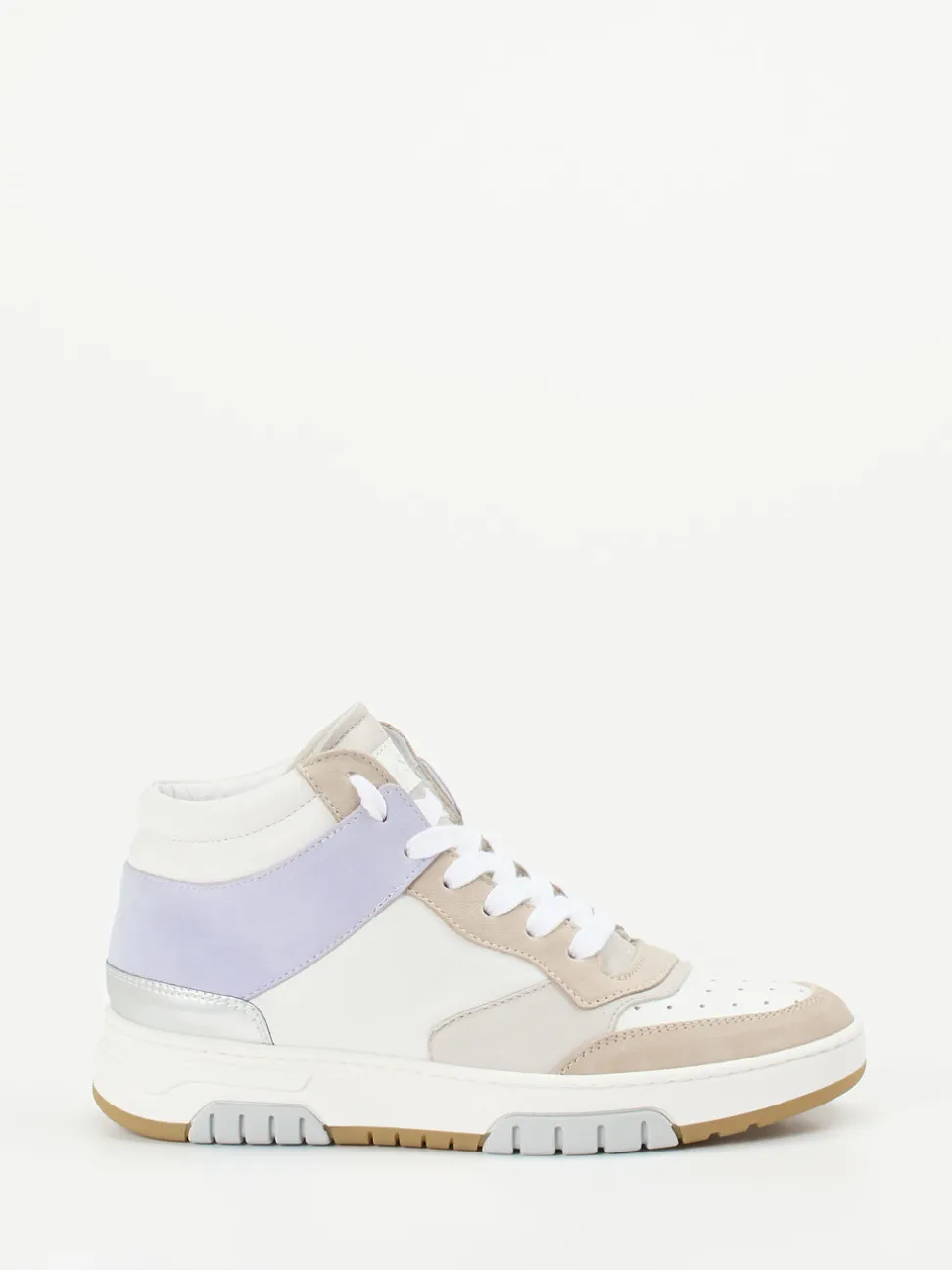 Andrea Sabatini – High-Top Sneaker aus Kalbleder Offwhite