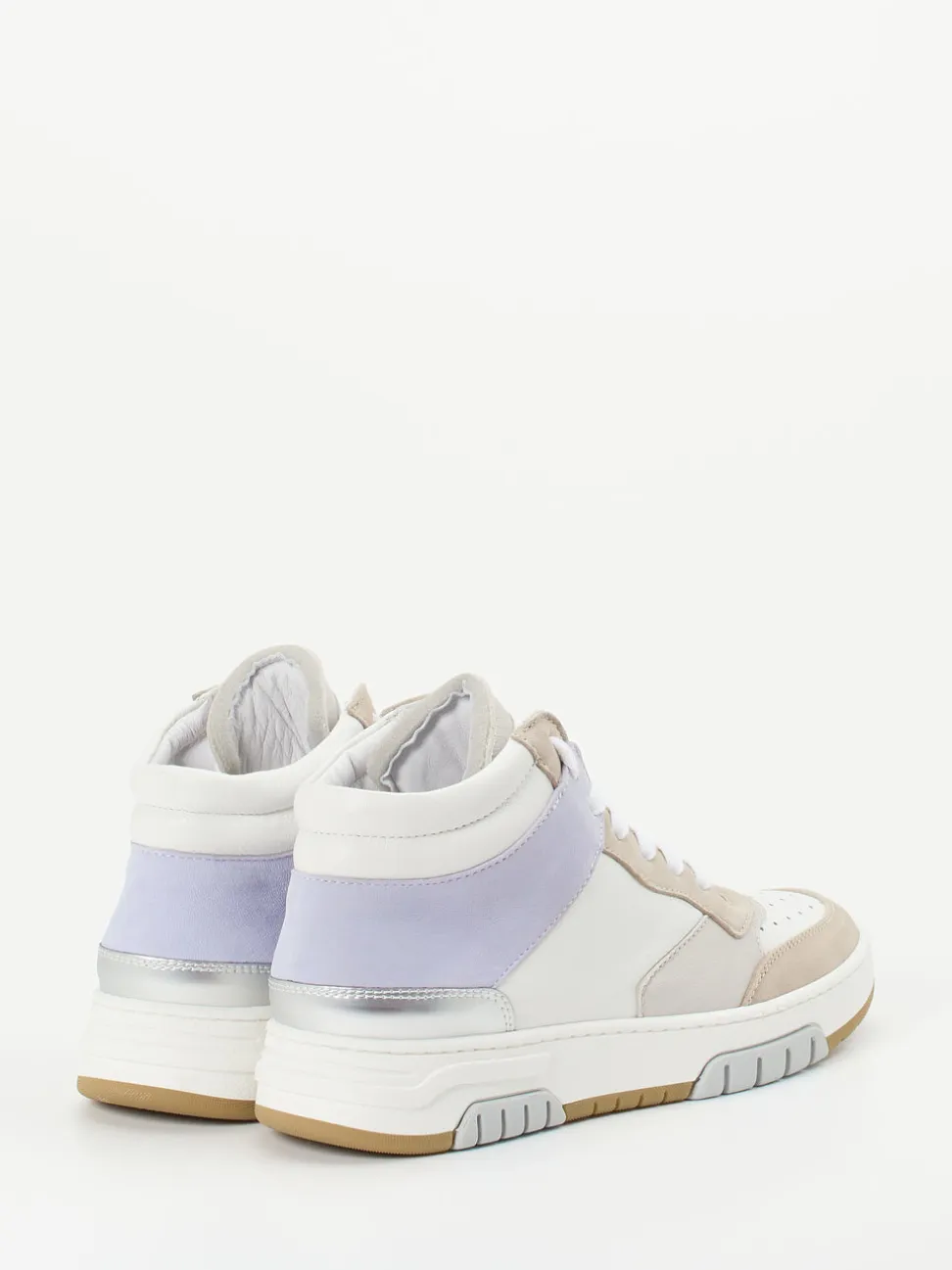 Andrea Sabatini – High-Top Sneaker aus Kalbleder Offwhite