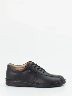 Finn Comfort – Komfort-Schnürschuh aus Kalbleder schwarz