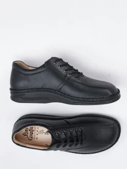 Finn Comfort – Komfort-Schnürschuh aus Kalbleder schwarz