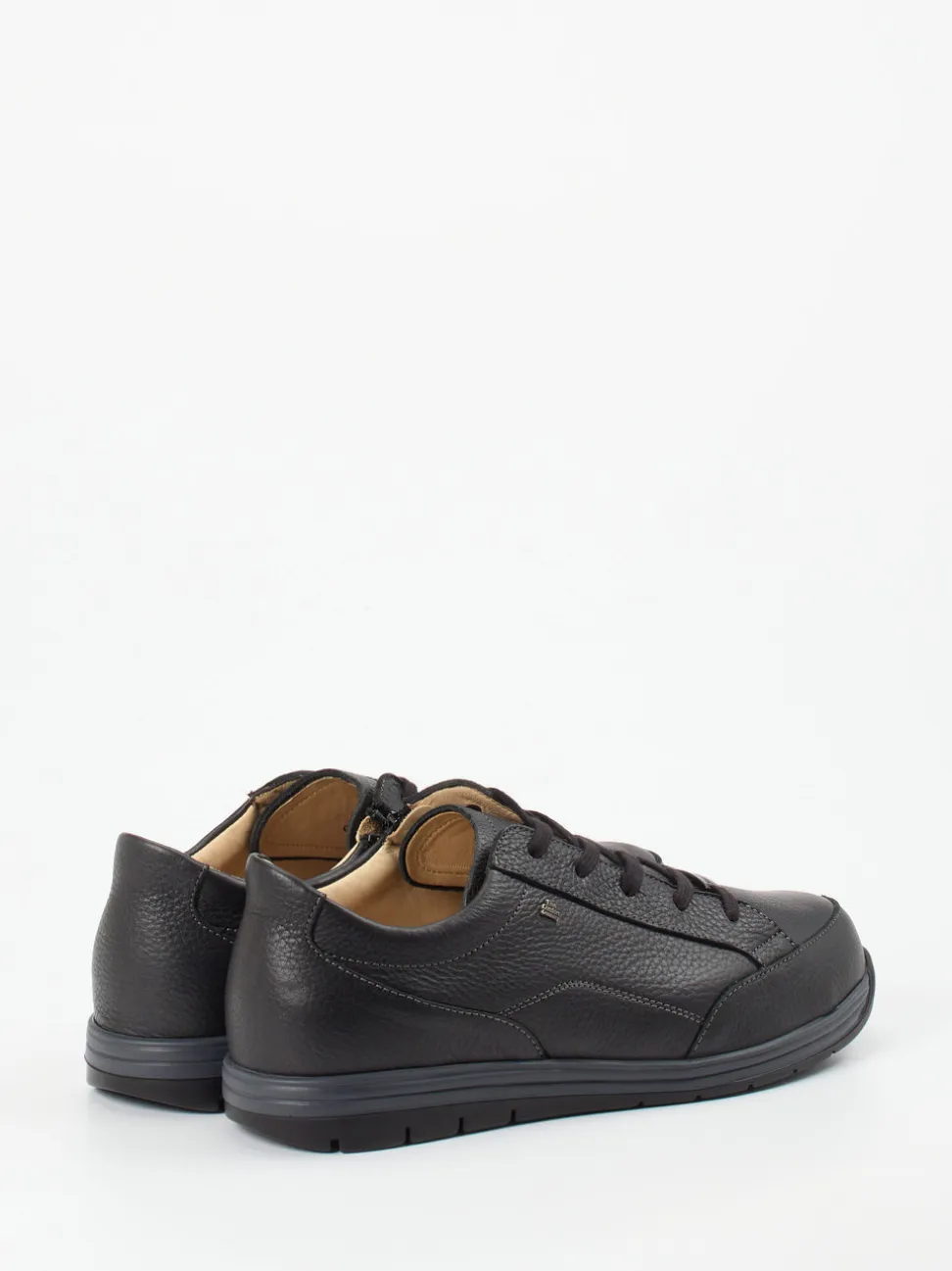 Finn Comfort – Komfort-Sneaker aus Kalbleder schwarz