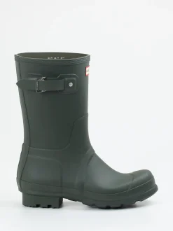 Hunter – Gummistiefel aus Synthetik in Dunkeloliv