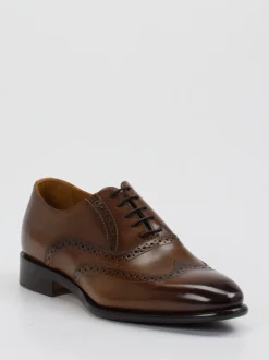 Konstantin Starke – Brogue-Schnürschuh aus Kalbleder braun