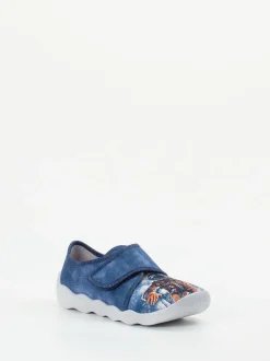 Superfit – Kinder-Hausschuh aus Textil jeansblau