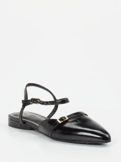 Truman's – Riemchen-Ballerinas aus Lackleder Schwarz